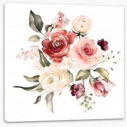 Rose posy 1 Stretched Canvas 202605393