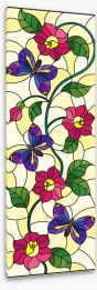Stained Glass Stretched Canvas 203509692