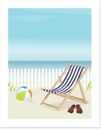 Beach House Art Print 20468502