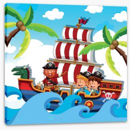 Pirates Stretched Canvas 205717945