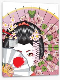 Japanese Art Stretched Canvas 205891864
