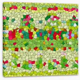 Mosaic Stretched Canvas 206357498