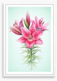 Floral Framed Art Print 206465570