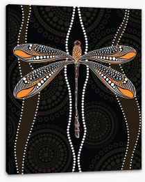 Aboriginal Art Stretched Canvas 206972492