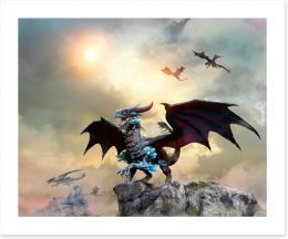 Dragons Art Print 207329822