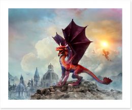 Dragons Art Print 207755561