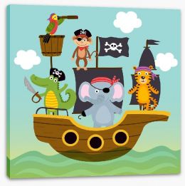 Pirates Stretched Canvas 208164589