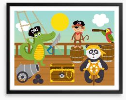 Pirates Framed Art Print 208164787