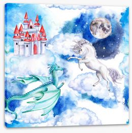 Fairy Castles Stretched Canvas 208464279