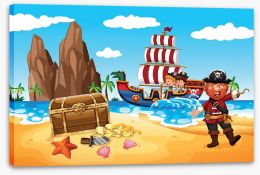 Pirates Stretched Canvas 208695452