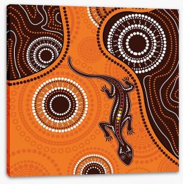 Aboriginal Art Stretched Canvas 208767732
