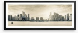 City Framed Art Print 209230203