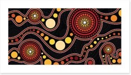 Aboriginal Art Art Print 210661351