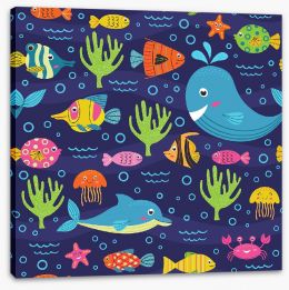 Under The Sea Stretched Canvas 211136548