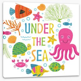 Under The Sea Stretched Canvas 211136632