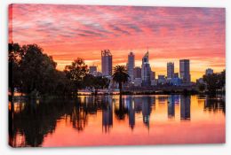 Perth Stretched Canvas 211448248