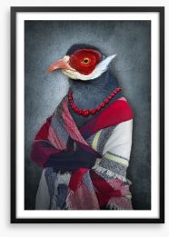 The old bird Framed Art Print 211497807