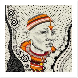African Art Art Print 212495455