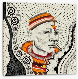 African Art Stretched Canvas 212495455