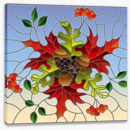 Stained Glass Stretched Canvas 213328813
