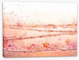 Watercolour Stretched Canvas 214254448