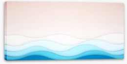 Beach House Stretched Canvas 214405168