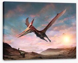 Dinosaurs Stretched Canvas 214755567