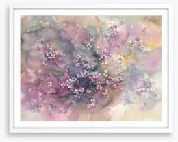 Sakura aquarelle Framed Art Print 215122765