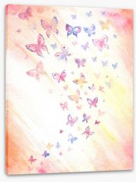 Butterfly wave Stretched Canvas 21581868