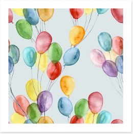 Balloons Art Print 215825474