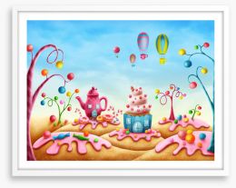 Candyscape Framed Art Print 216961007