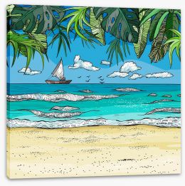 Beaches Stretched Canvas 218272576