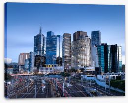 Melbourne Stretched Canvas 218774483