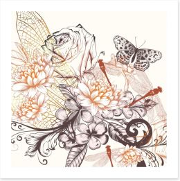 Butterflies Art Print 221365092