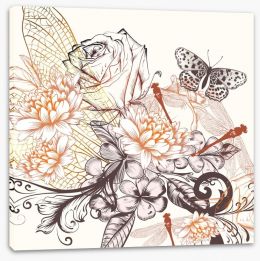 Butterflies Stretched Canvas 221365092