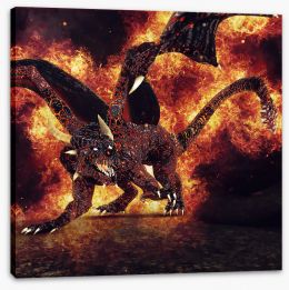 Dragons Stretched Canvas 222138519