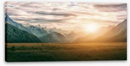 Mountains Stretched Canvas 222316844