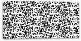 Black and White Stretched Canvas 222403858