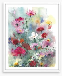 Wildflower aquarelle Framed Art Print 222555631