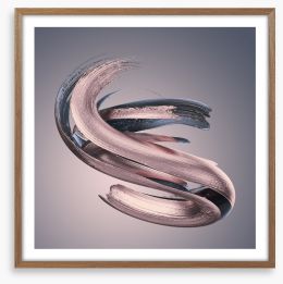 Dusky swirl 3 Framed Art Print 224626637