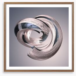 Dusky swirl 2 Framed Art Print 224626650