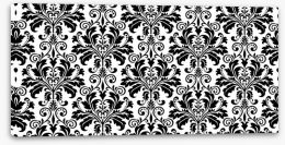 Black and White Stretched Canvas 225264035