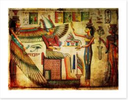 With the Pharaoh Art Print 22585727