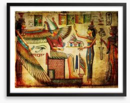 With the Pharaoh Framed Art Print 22585727