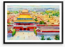 The forbidden city Framed Art Print 226156435