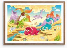 Dinosaurs Framed Art Print 22656932