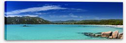 Sweeping bay panorama Stretched Canvas 22768755