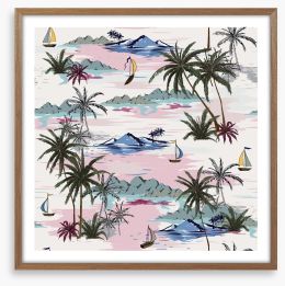 Islands in the sea Framed Art Print 227786905