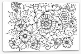 Colour Your Own Stretched Canvas 228076526