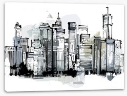New York Stretched Canvas 228653803